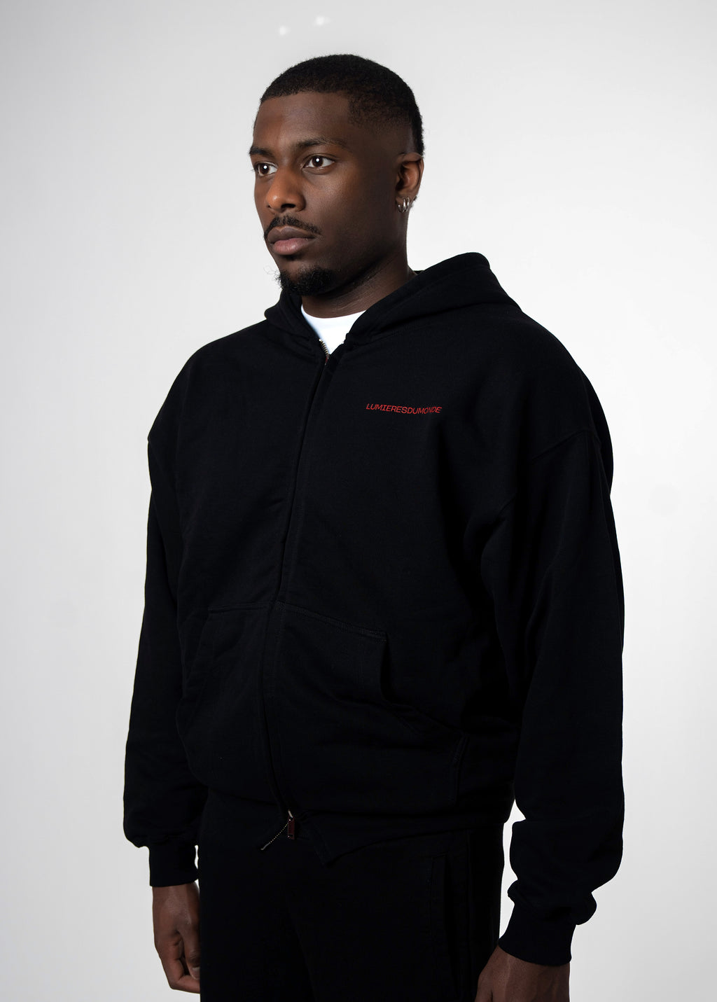 Hoodie avec zip "AKD" black