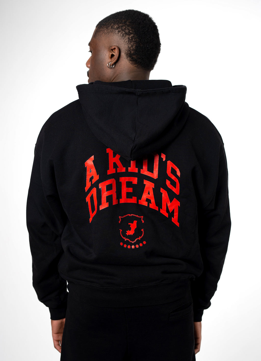 Hoodie avec zip "AKD" black